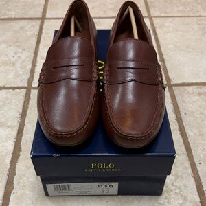 Polo by Ralph Lauren Men's Leather Loafers in Polo Tan - Reynolds So-Drv